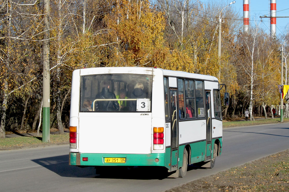 Пензенская область, ПАЗ-320402-03 № 3292