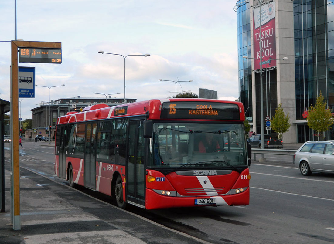 Эстония, Scania OmniCity II № 811; Эстония — Tartumaa — Автобусные станции, конечные остановки, площадки, парки, разное