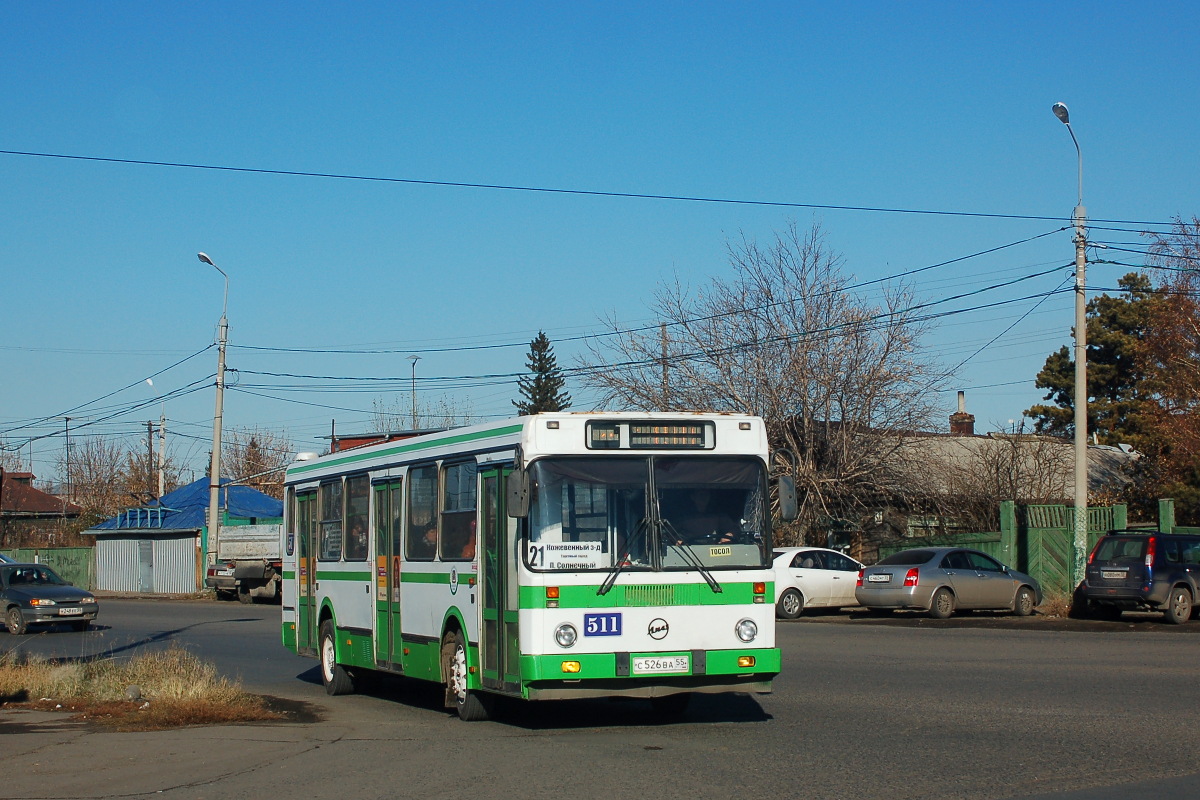 Омская область, ЛиАЗ-5256.45 № 511