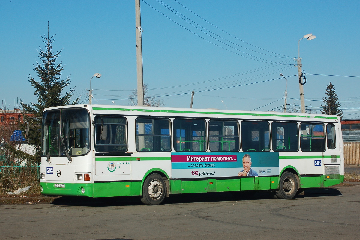 Omsk region, LiAZ-5256.45 Nr. 503