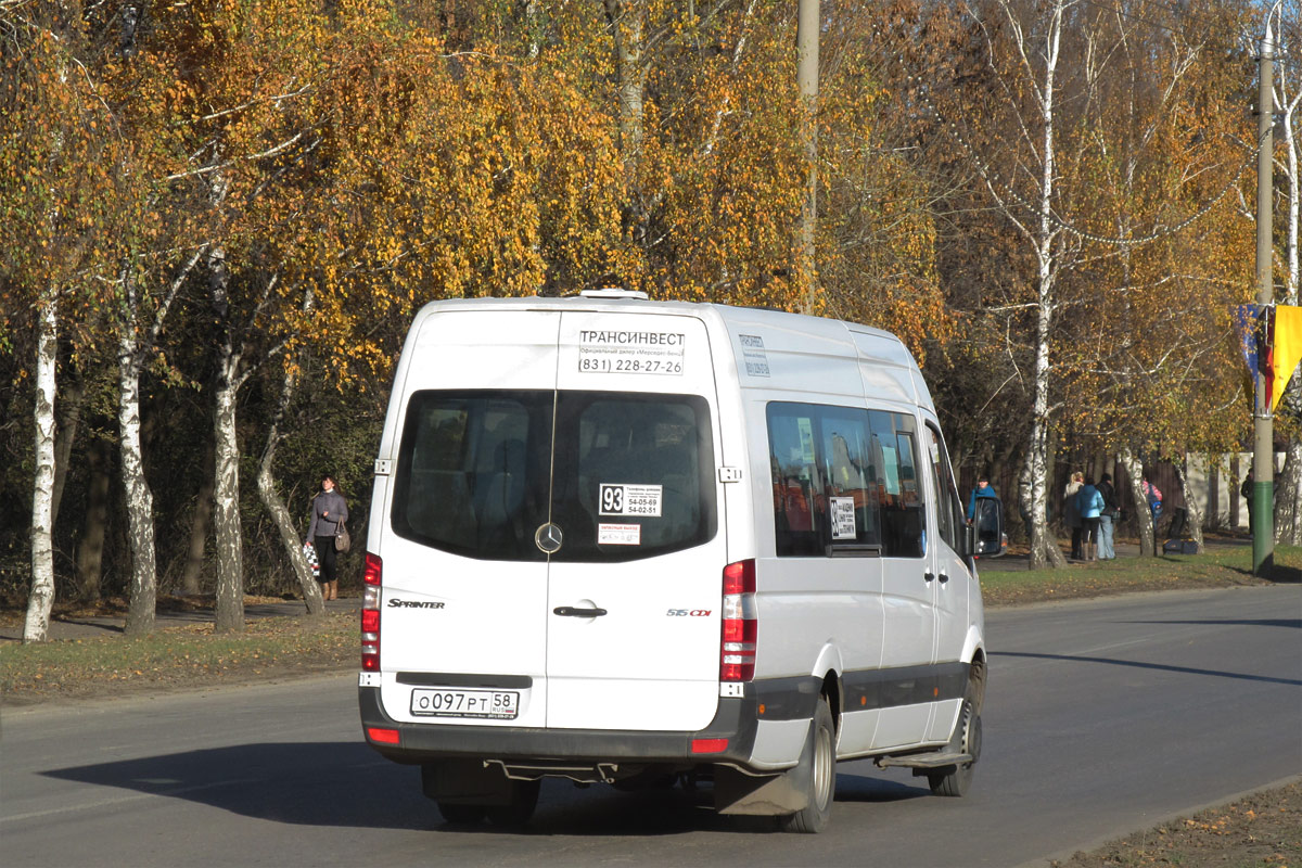 Пензенская область, Луидор-22360C (MB Sprinter) № О 097 РТ 58