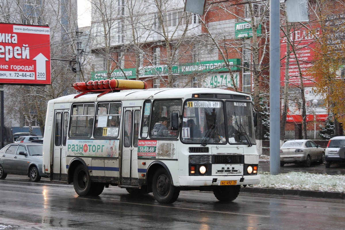 Томская область, ПАЗ-32054 № АС 492 70