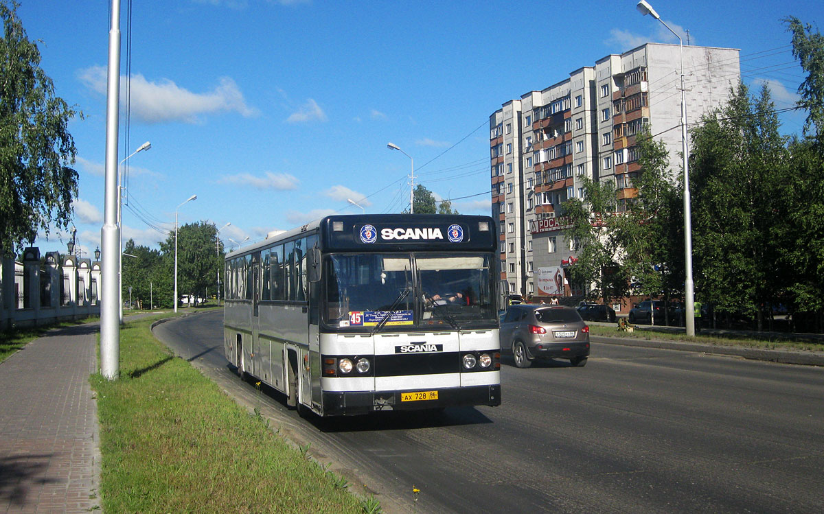 Ханты-Мансийский АО, Scania CK113CLB № АХ 728 86