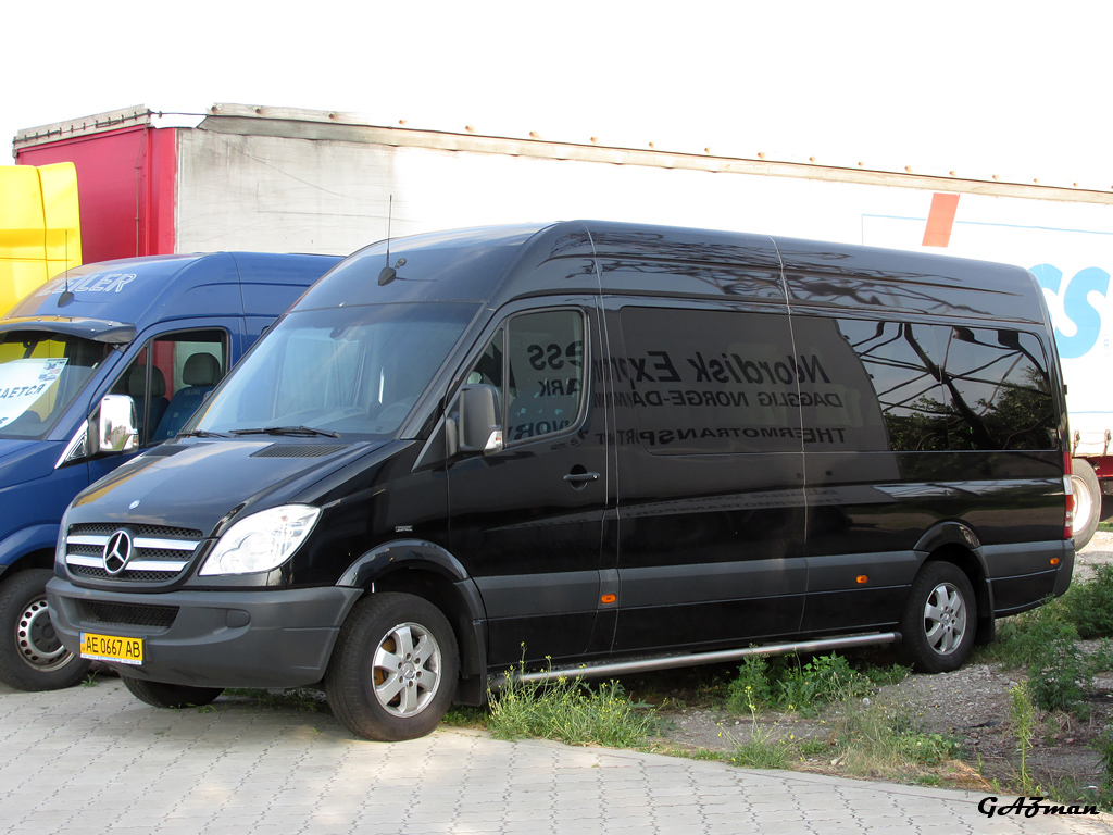 Днепропетровская область, Mercedes-Benz Sprinter W906 313CDI № AE 0667 AB