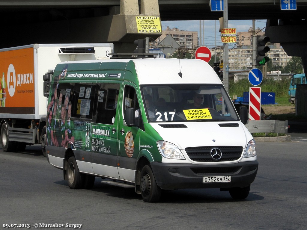 Санкт-Петербург, Луидор-22360C (MB Sprinter) № В 752 КВ 178