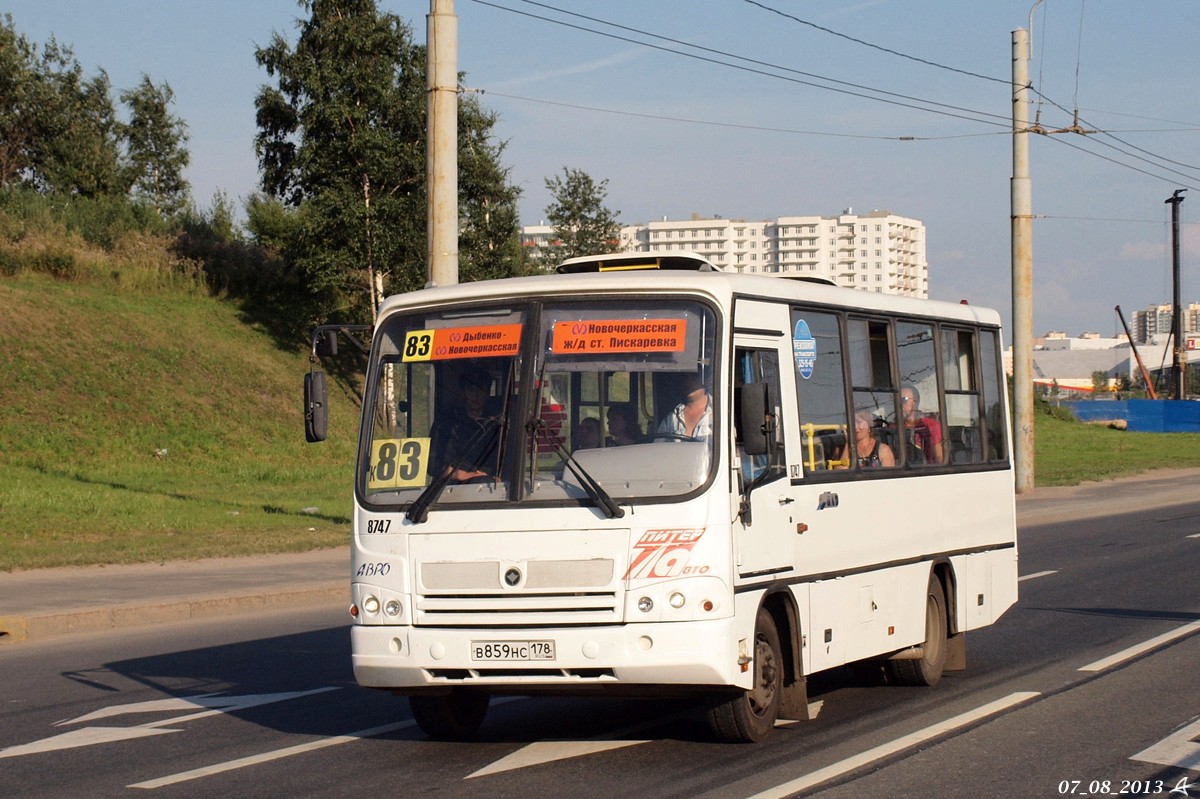 Санкт-Петербург, ПАЗ-320402-05 № 8747