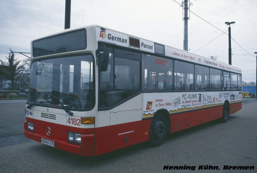 Бремен, Mercedes-Benz O405N № 4182