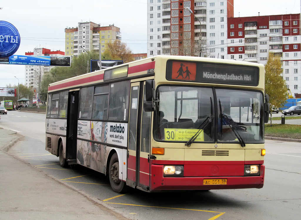 Пермский край, Mercedes-Benz O405 № АС 051 59