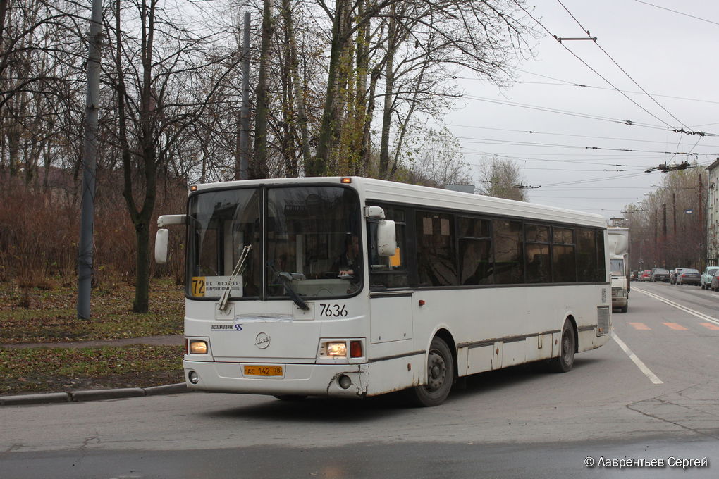 Санкт-Петербург, ЛиАЗ-5256.25 № 7636