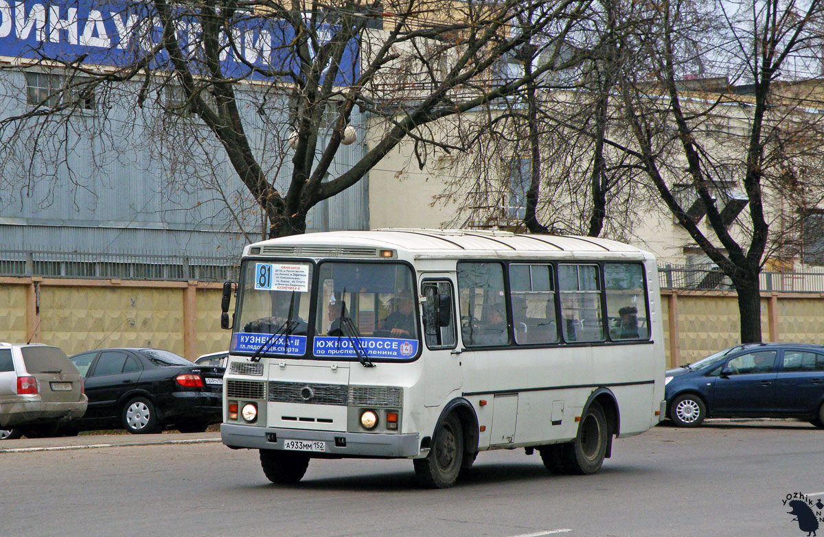 Nizhegorodskaya region, PAZ-32054 # А 933 ММ 152