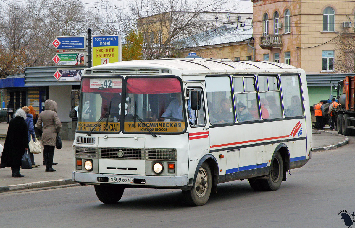 Nizhegorodskaya region, PAZ-32054 # О 309 ХО 52