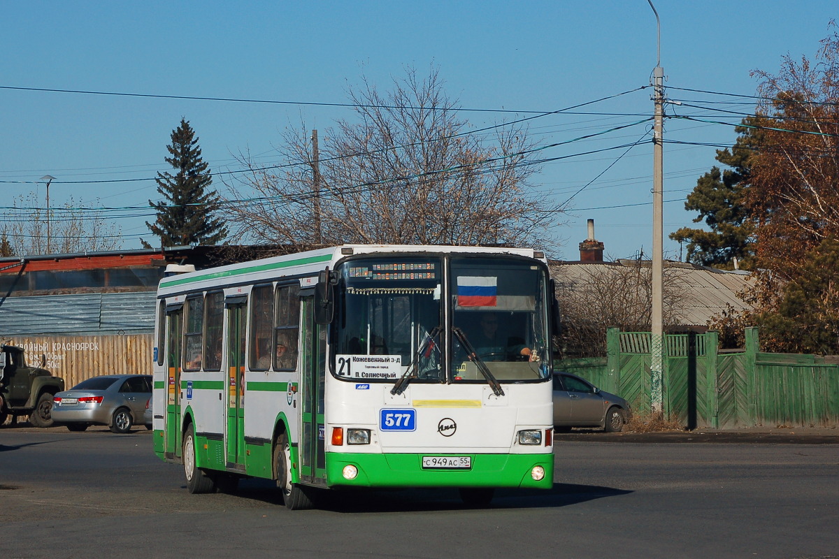 Омская область, ЛиАЗ-5256.45 № 577