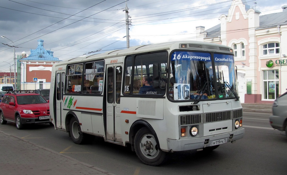 Томская область, ПАЗ-32054 № М 119 РК 70