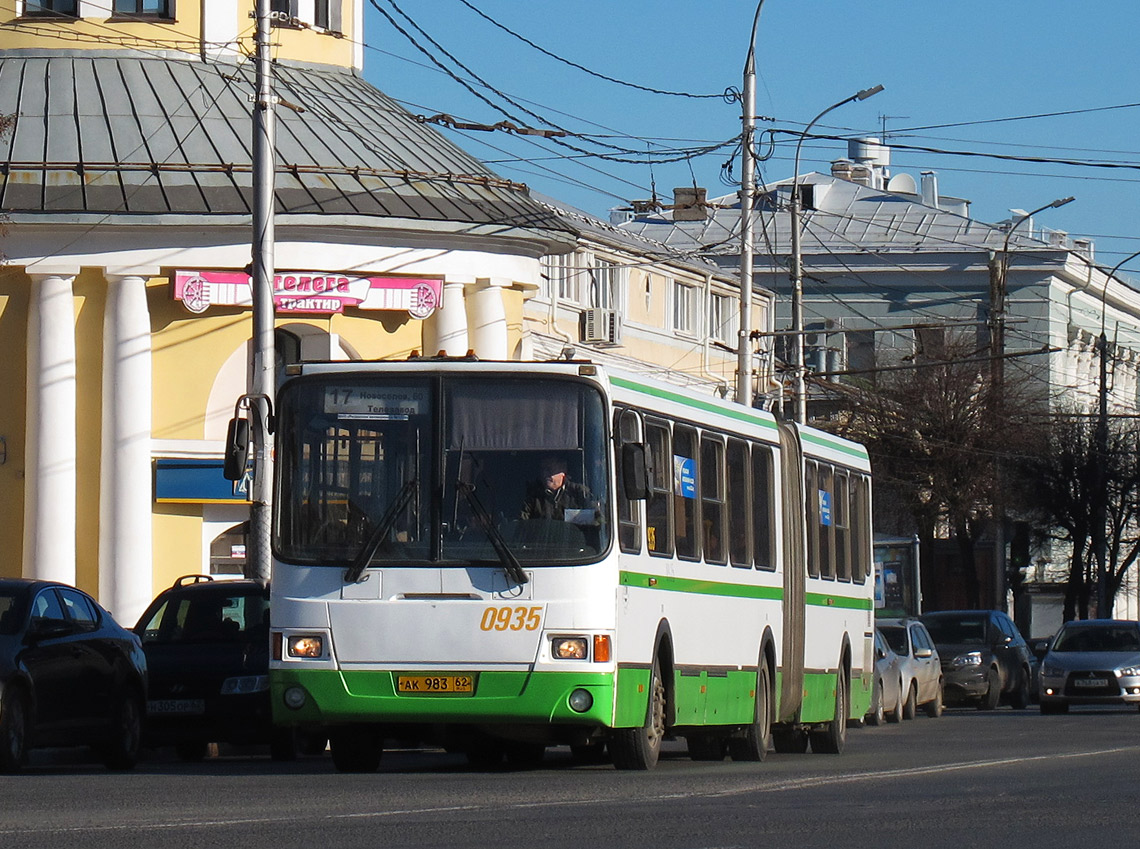 Рязанская область, ЛиАЗ-6212.00 № 0935