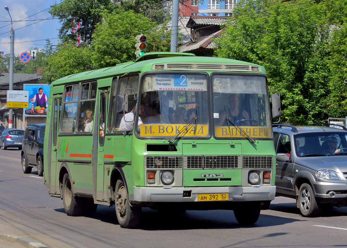 Нижегородская область, ПАЗ-32054 № АМ 392 52