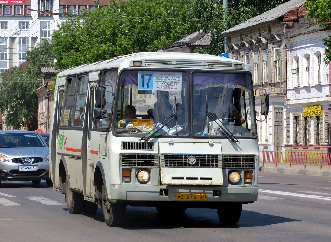 Нижегородская область, ПАЗ-32054 № АС 273 52