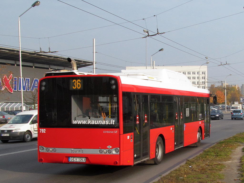 Литва, Solaris Urbino III 12 CNG № 792