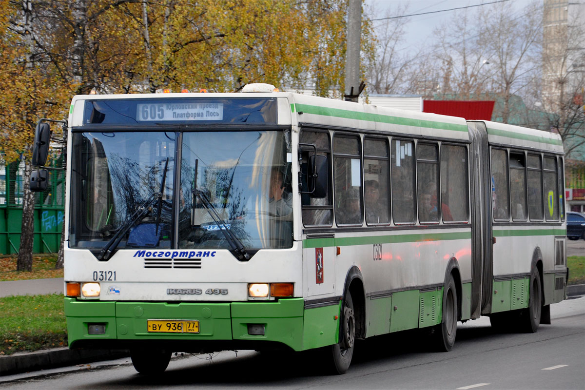 Москва, Ikarus 435.17 № 03121