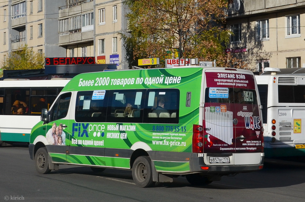 Санкт-Петербург, БТД-2219 (Volkswagen Crafter) № В 857 ВС 178