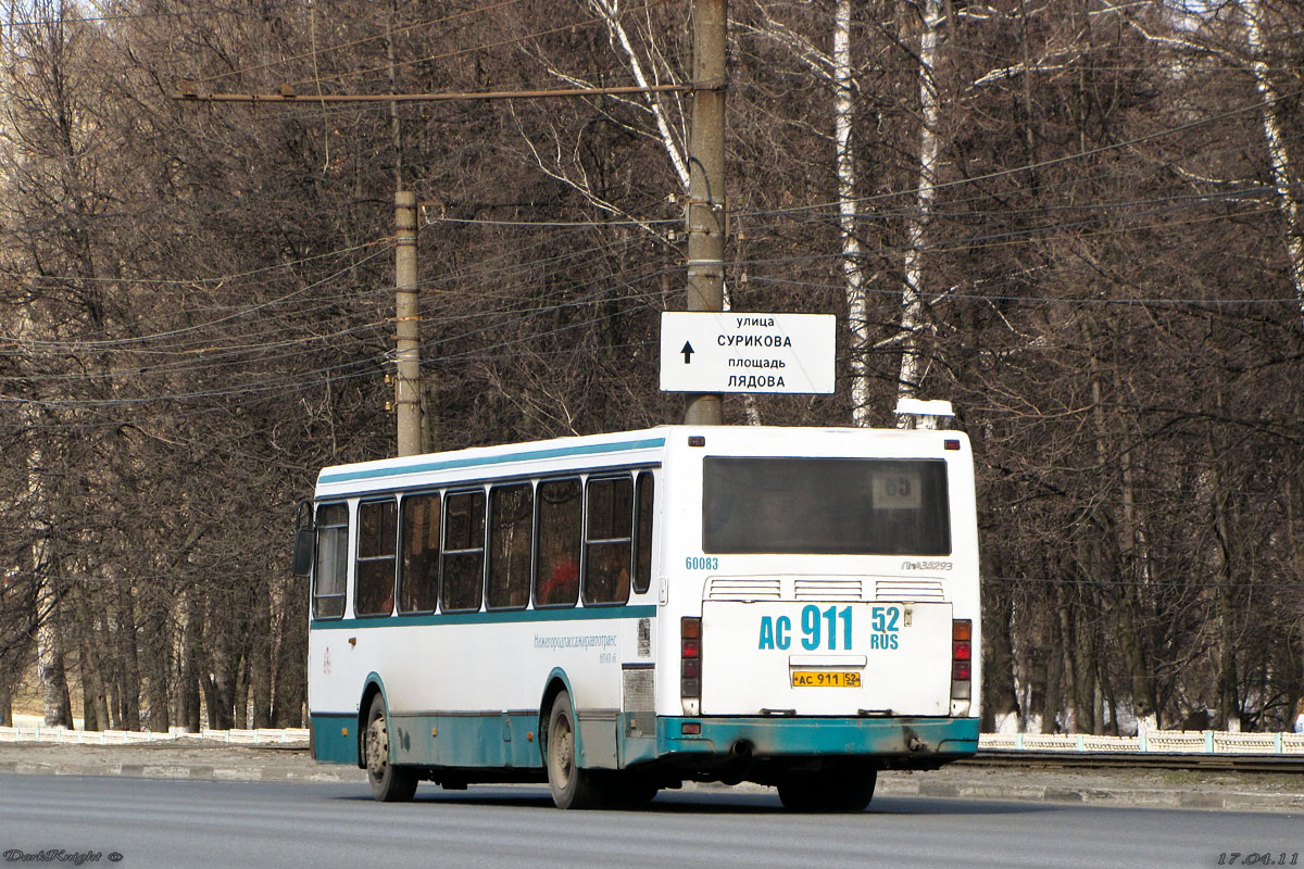 Нижегородская область, ЛиАЗ-5293.00 № 60083