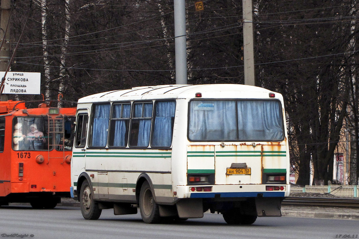 Нижегородская область, ПАЗ-32053 № АН 904 52