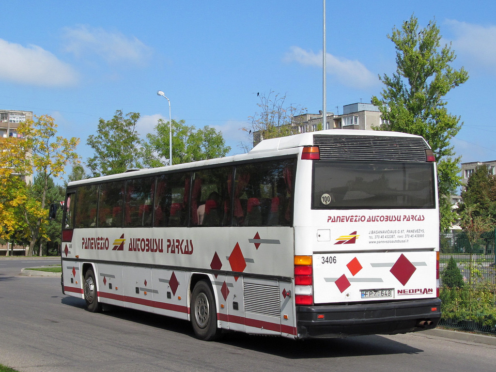 Литва, Neoplan N316K Transliner № 3406