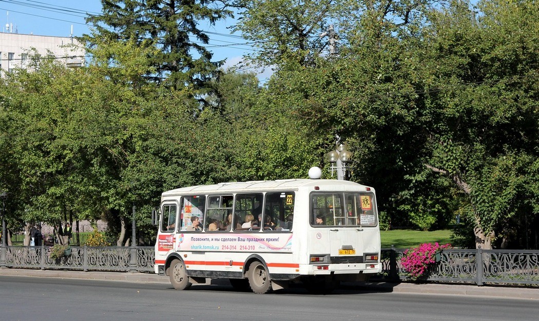 Томская область, ПАЗ-32051-110 № ВС 672 70