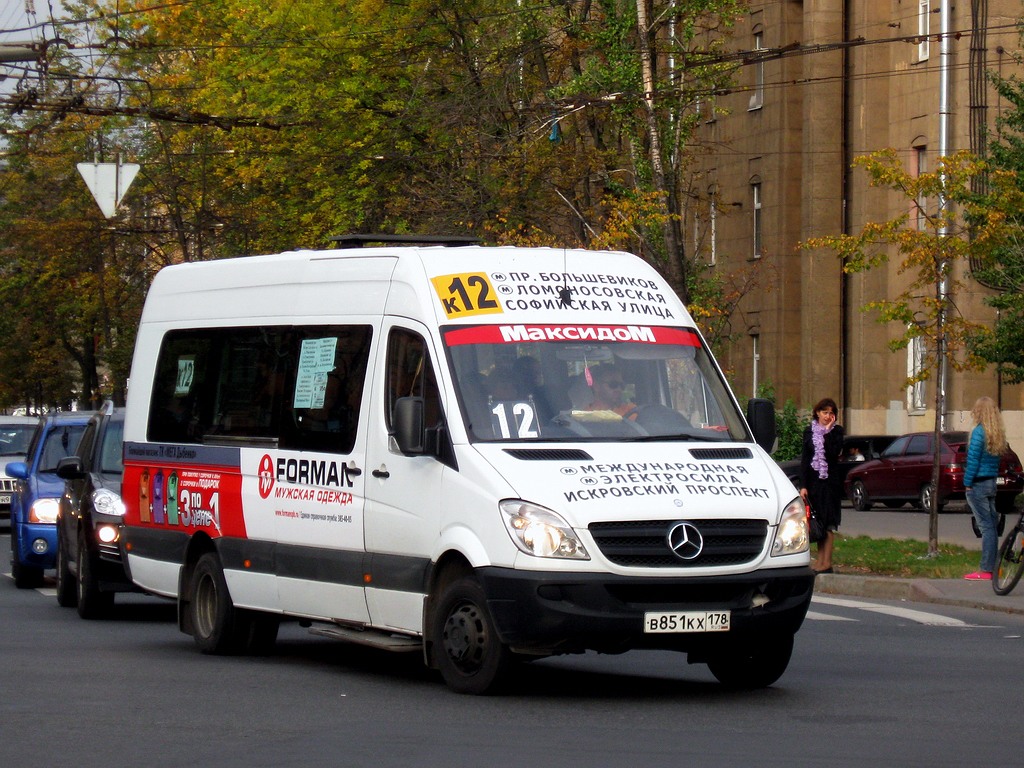 Санкт-Петербург, Луидор-22360C (MB Sprinter) № В 851 КХ 178