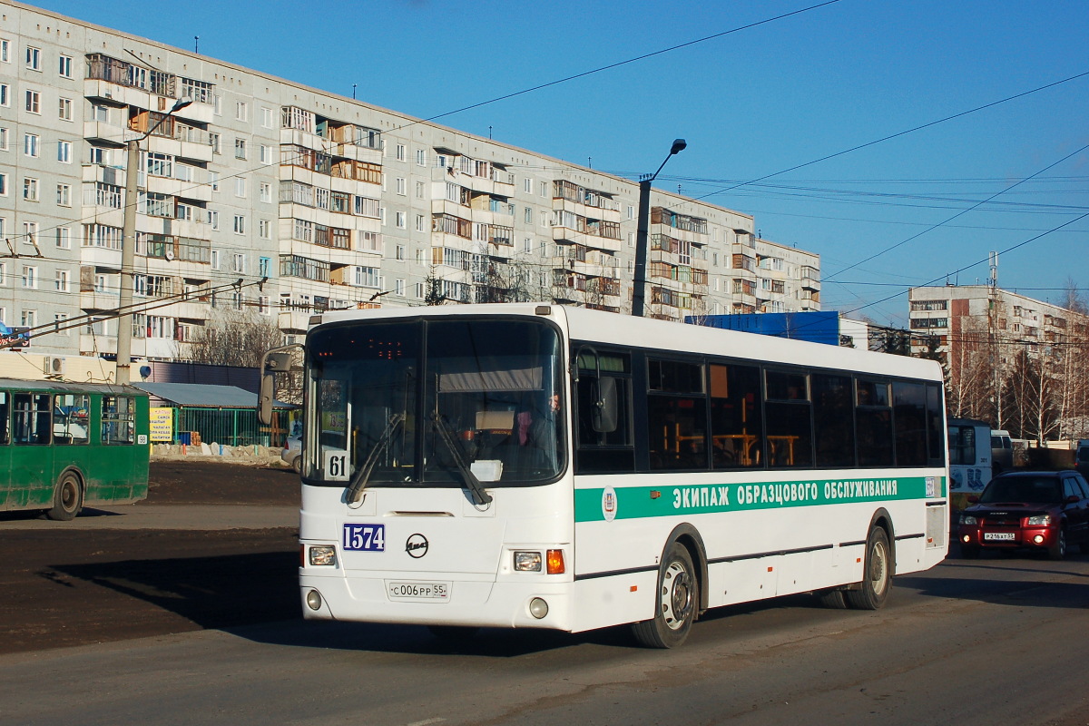 Omsk region, LiAZ-5256.53 Nr. 1574