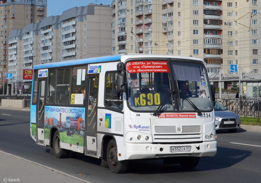 Санкт-Петербург, ПАЗ-320402-03 № 134