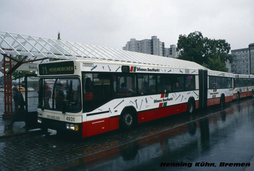 Бремен, Neoplan N4021/3 № 4931