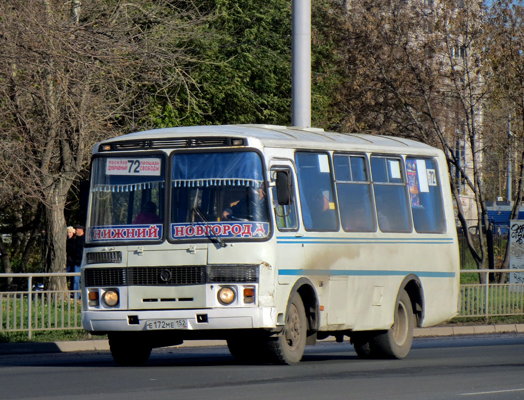 Нижегородская область, ПАЗ-32054 № Е 172 МЕ 152