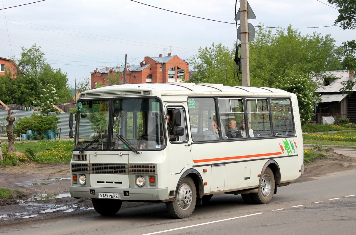 Томская область, ПАЗ-32054 № О 139 РЕ 70