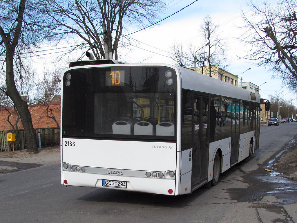 Литва, Solaris Urbino III 12 hybrid № 2186