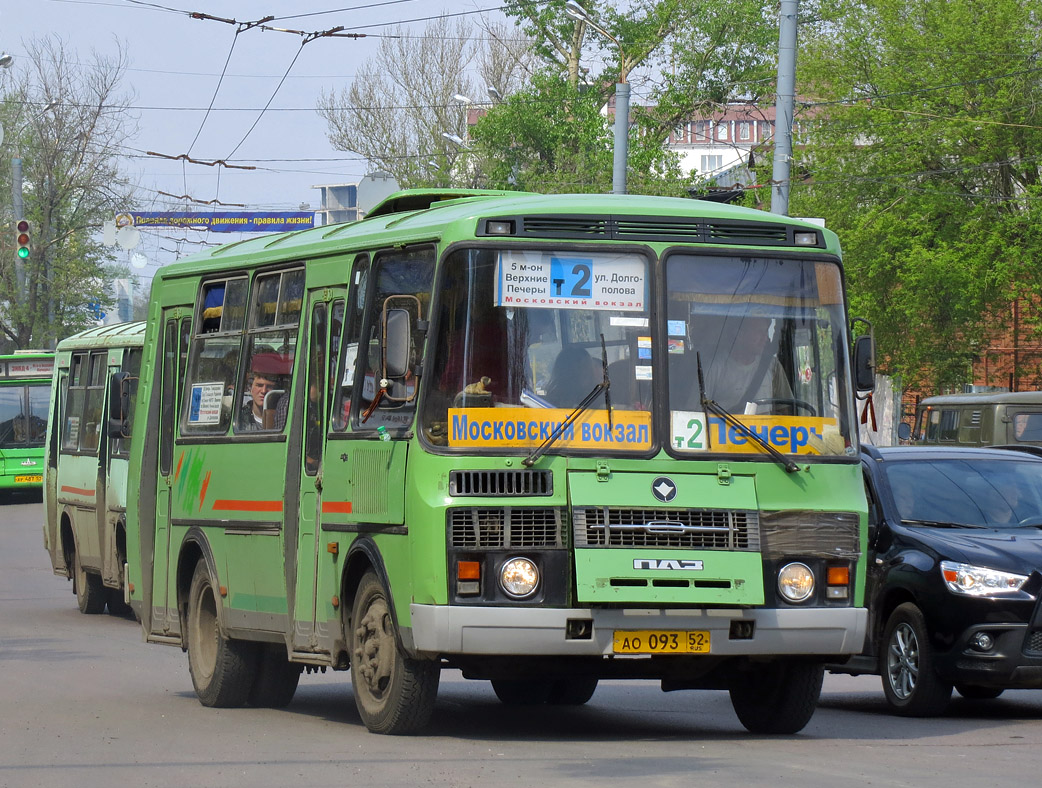 Нижегородская область, ПАЗ-32054 № АО 093 52