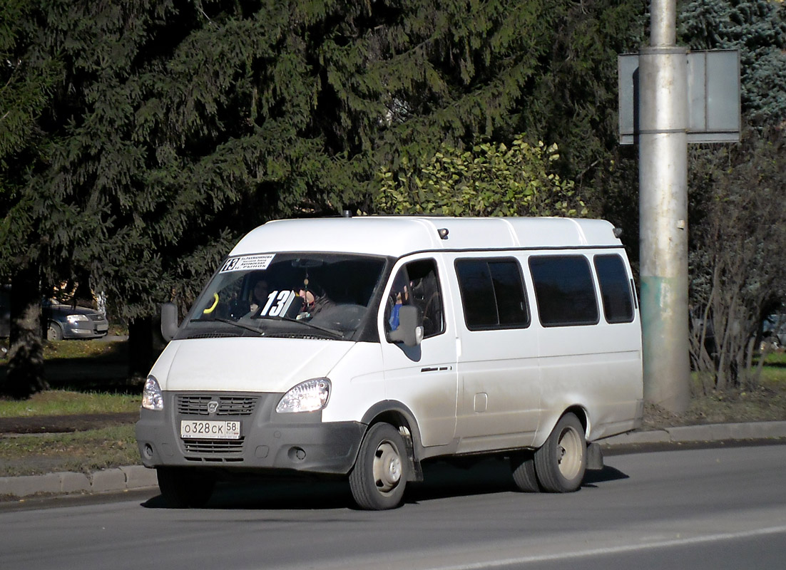 Пензенская область, ГАЗ-322120 (X96) № О 328 СК 58