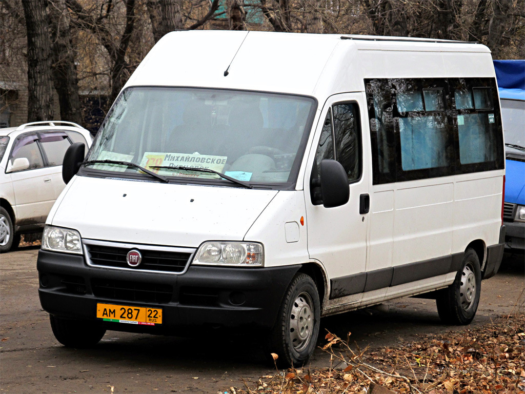 Алтайский край, FIAT Ducato 244 CSMMC, -RT № АМ 287 22 — Фото — Автобусный  транспорт