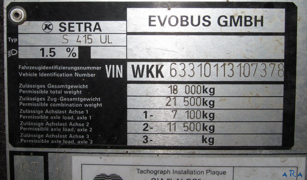 Latvia, Setra S415UL-GT Nr. 62