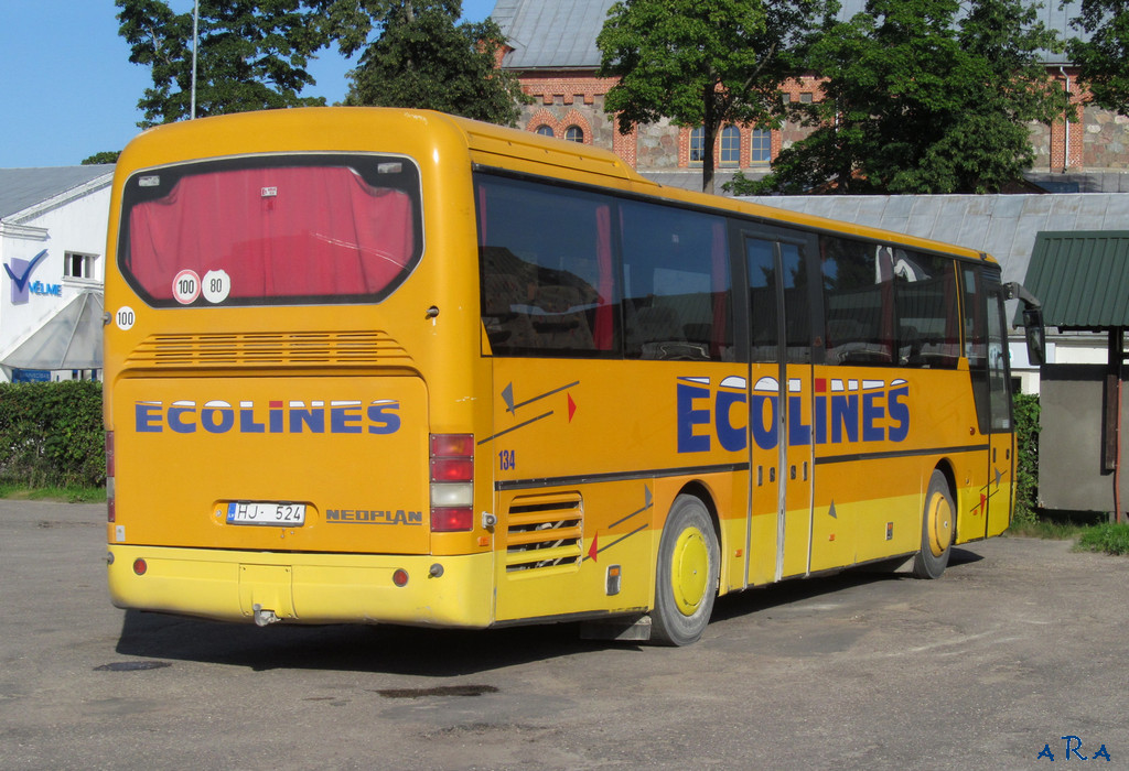 Латвия, Neoplan N316K Euroliner № 134