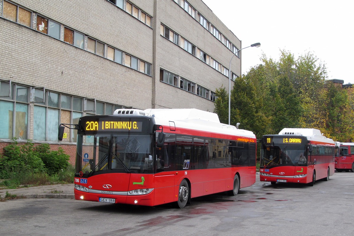 Литва, Solaris Urbino III 12 CNG № 796; Литва, Solaris Urbino III 12 CNG № 792