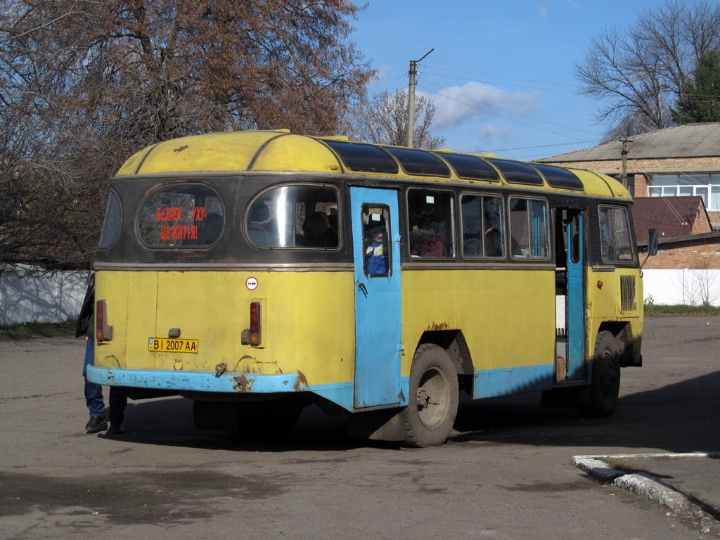 Полтавская область, ПАЗ-672М № BI 2007 AA