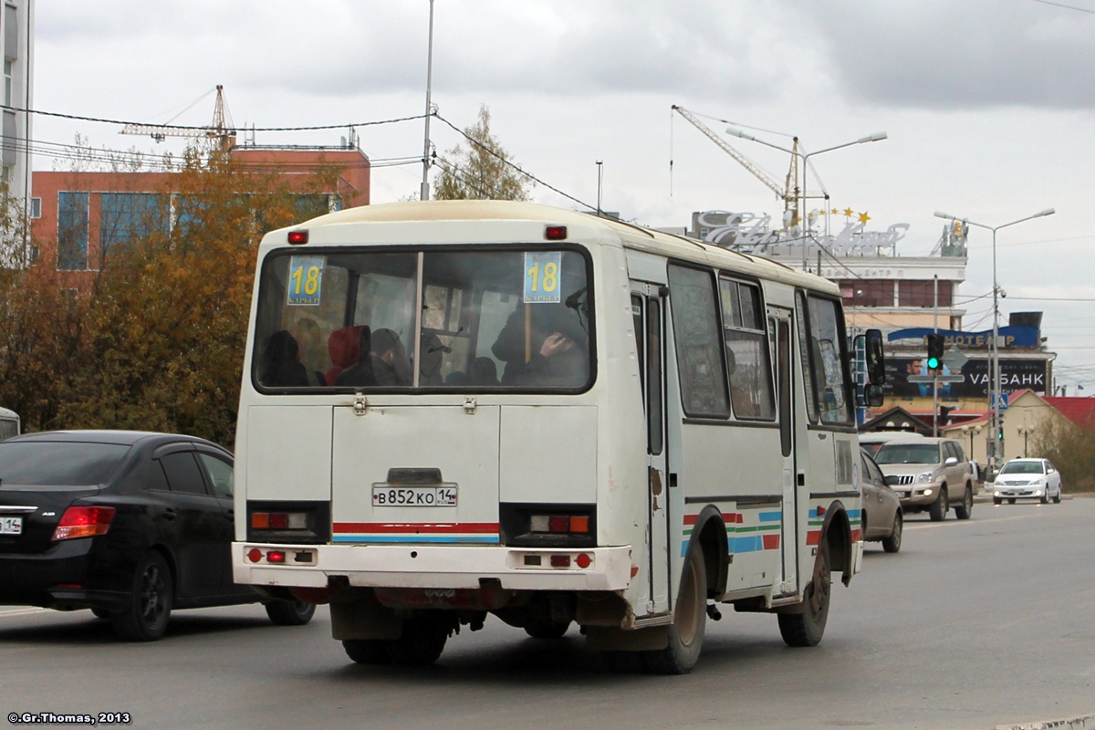 Саха (Якутия), ПАЗ-32053-60 № В 852 КО 14