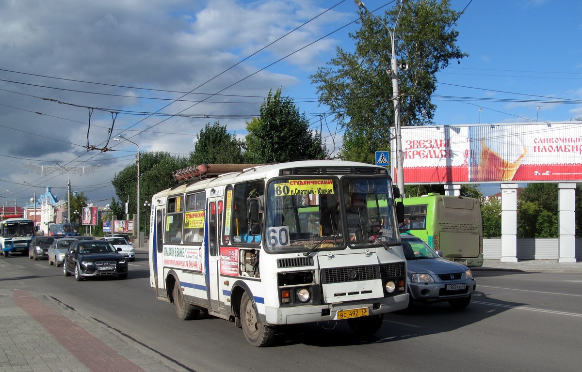 Tomsk region, PAZ-32054 # ВС 492 70