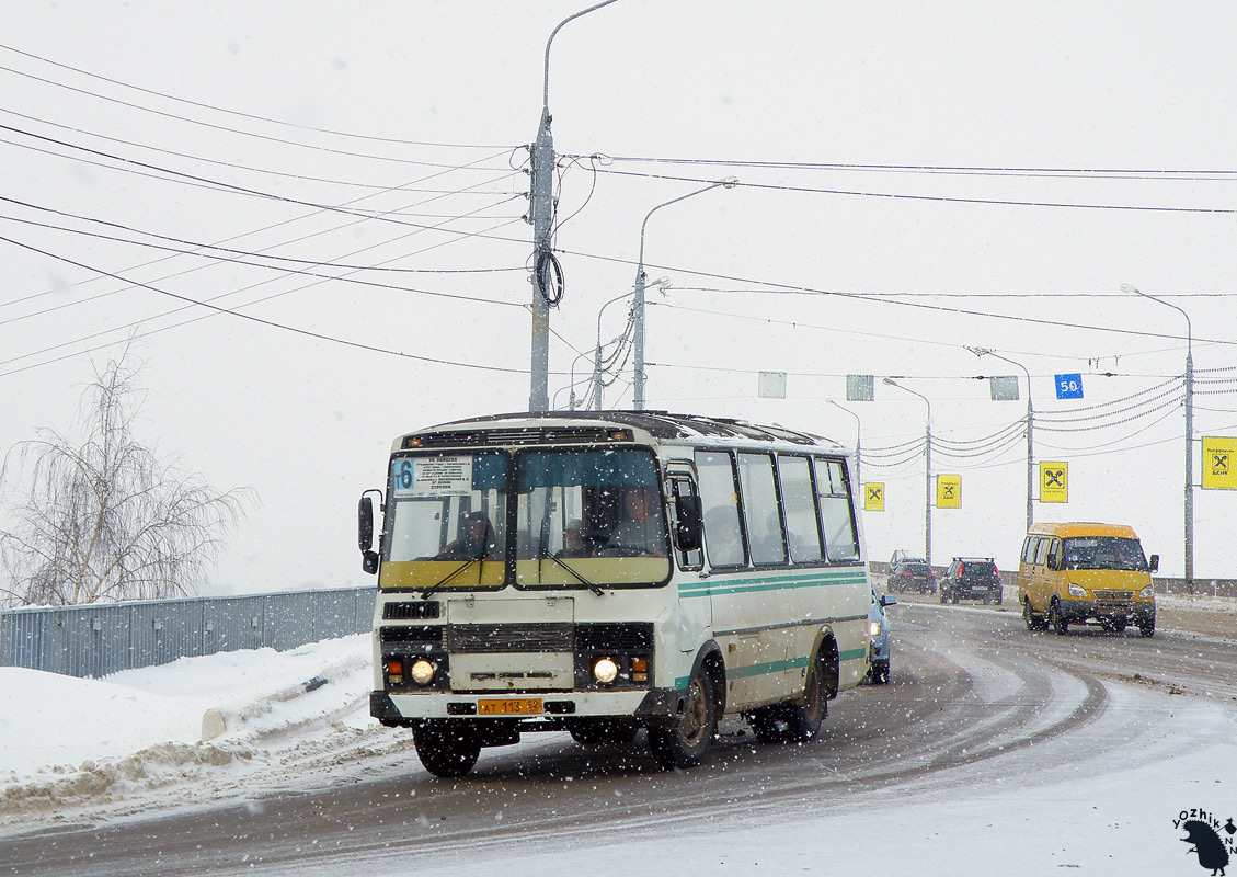 Нижегородская область, ПАЗ-3205-110 № АТ 113 52