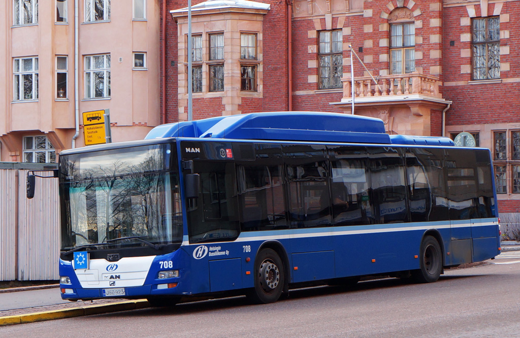 Финляндия, MAN A21 Lion's City NL243 CNG № 708