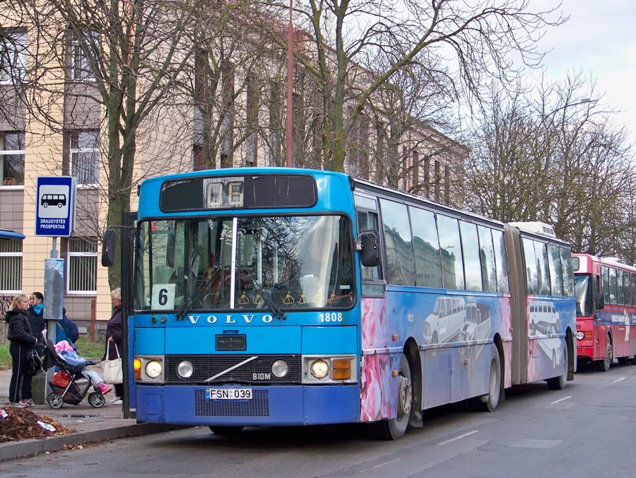 Литва, Van Hool T8 Alizée 210 № 1808