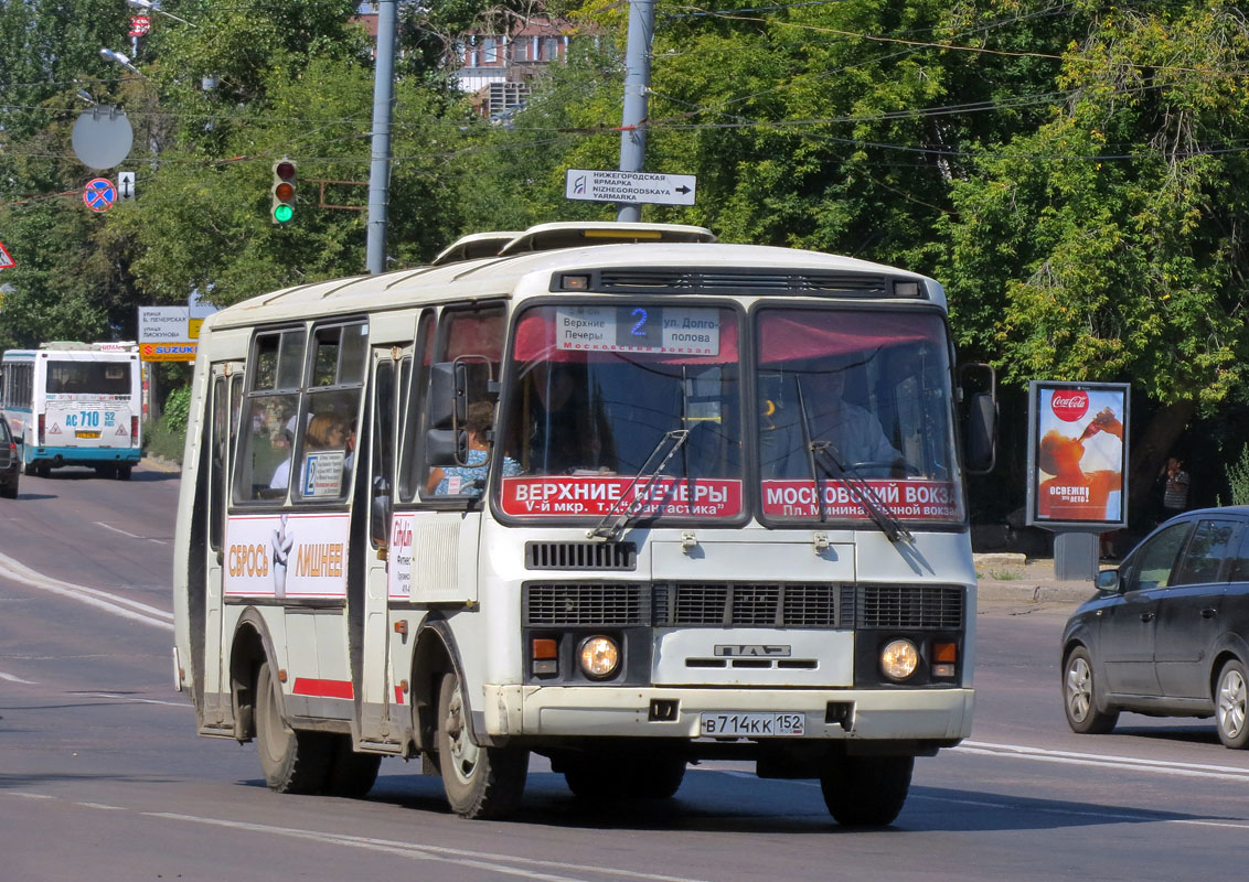 Нижегородская область, ПАЗ-32054 № В 714 КК 152