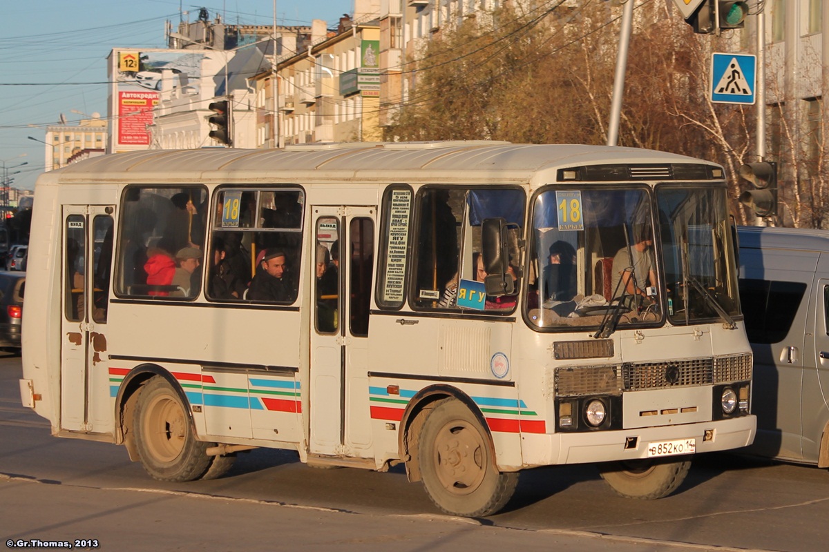 Саха (Якутия), ПАЗ-32053-60 № В 852 КО 14