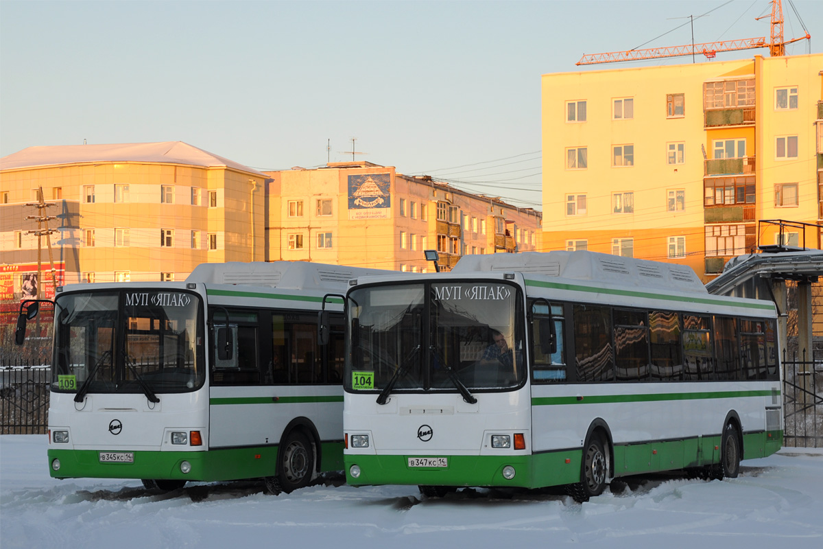 Саха (Якутия), ЛиАЗ-5256.57 № В 347 КС 14