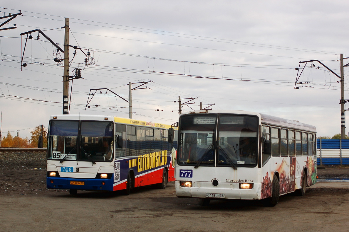 Омская область, Mercedes-Benz O345 № 777; Омская область — Конечные остановки